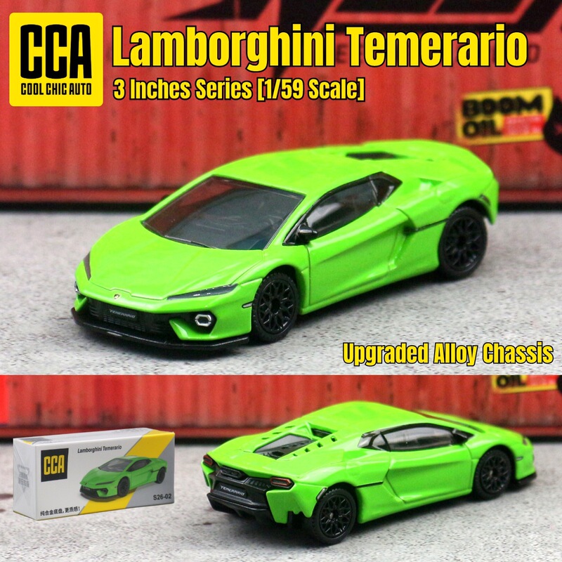 Cca Colorful 1:59 Lamborghini Temerario Alloy Car Model Deluxe Edition Matchbox Sliding Car Cca Colorful 1:59 Lamborghini Temerario Alloy Car Model Deluxe Edition Matchbox Sliding Car