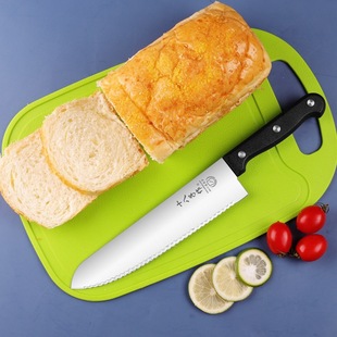 Serrated Bread Knife for Cutting Cakes, Small Serrated Knife for Baking Toast, Sandwich, and Fruit Knife
