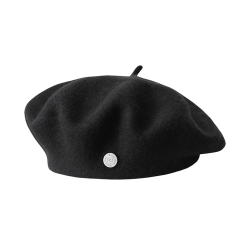 Korean version of ins versatile beret autumn and winter retro temperament literary painter hat solid color woolen beret hat for men and women