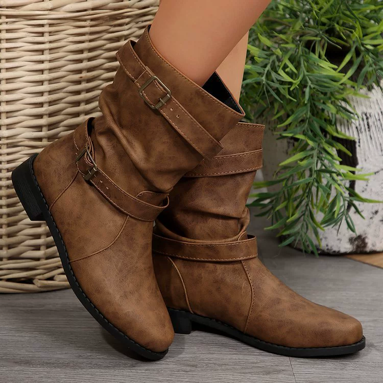 Demi-season boots, plus size, 2024 years, European style