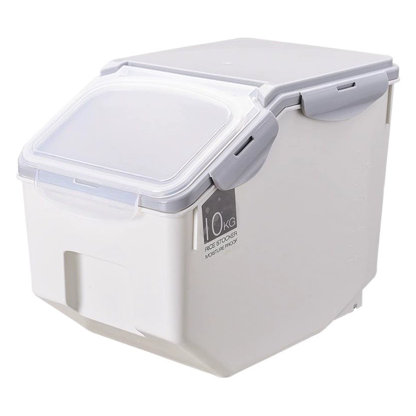 [Влагостойкое ведро для корма для кошек] 5 кг бытовое ведро для хранения корма для домашних животных герметичное ведро для корма для собак с крышкой из толстого пластика с мерным стаканчиком