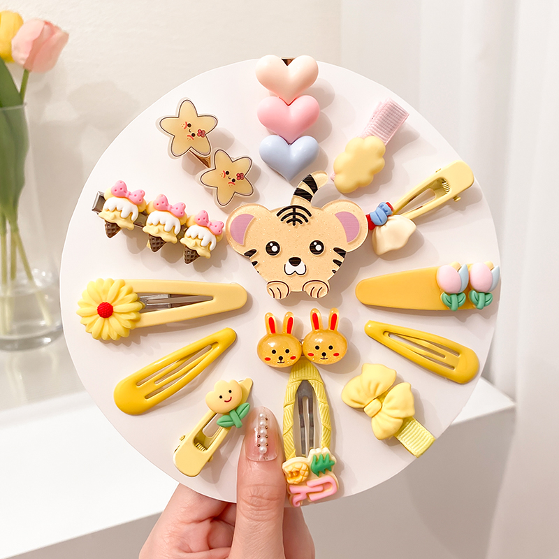 Clips de cabello para niñas, tocado para niñas, clips de cabello para niñas lindas y bonitas, clips para niñas, bebés súper lindos, Beiqin