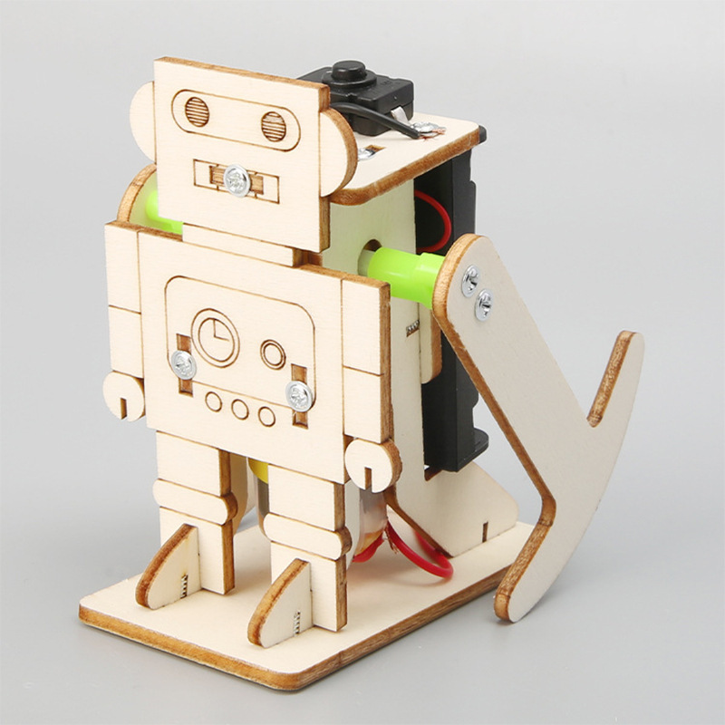 DIY走路漫步机器人科技小制作小学益智科学实验STEM科技玩具批发|undefined