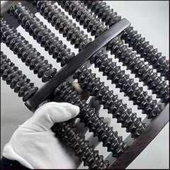 紫光檀多機能足裏マッサージ器ローラーマッサージ足列家庭用実木足つぼ経絡マッサージ器