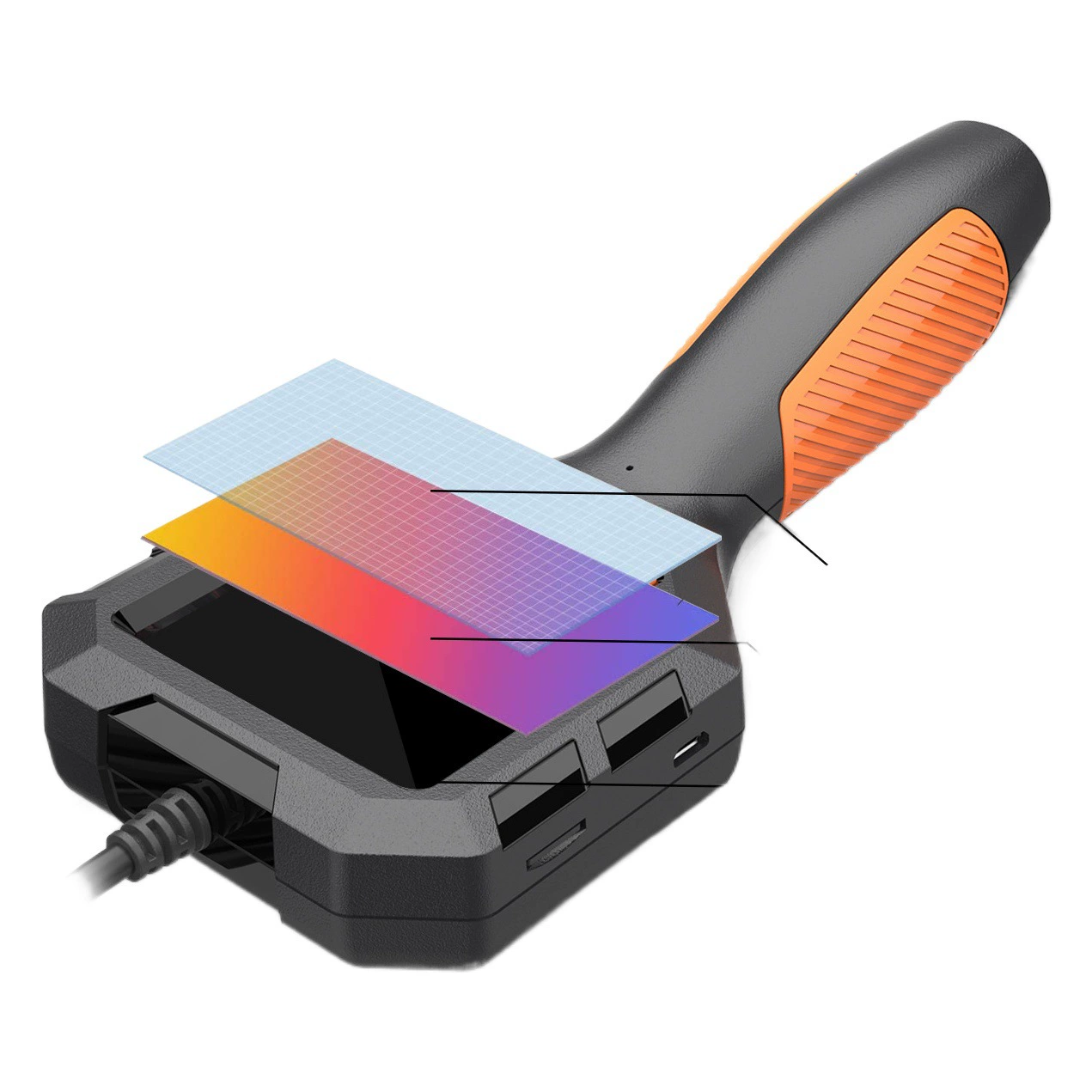 [Новые продукты] 2,8-дюймовый экран ips портативный эндоскоп все в одном машине для авторемонта видео зеркало зеркало