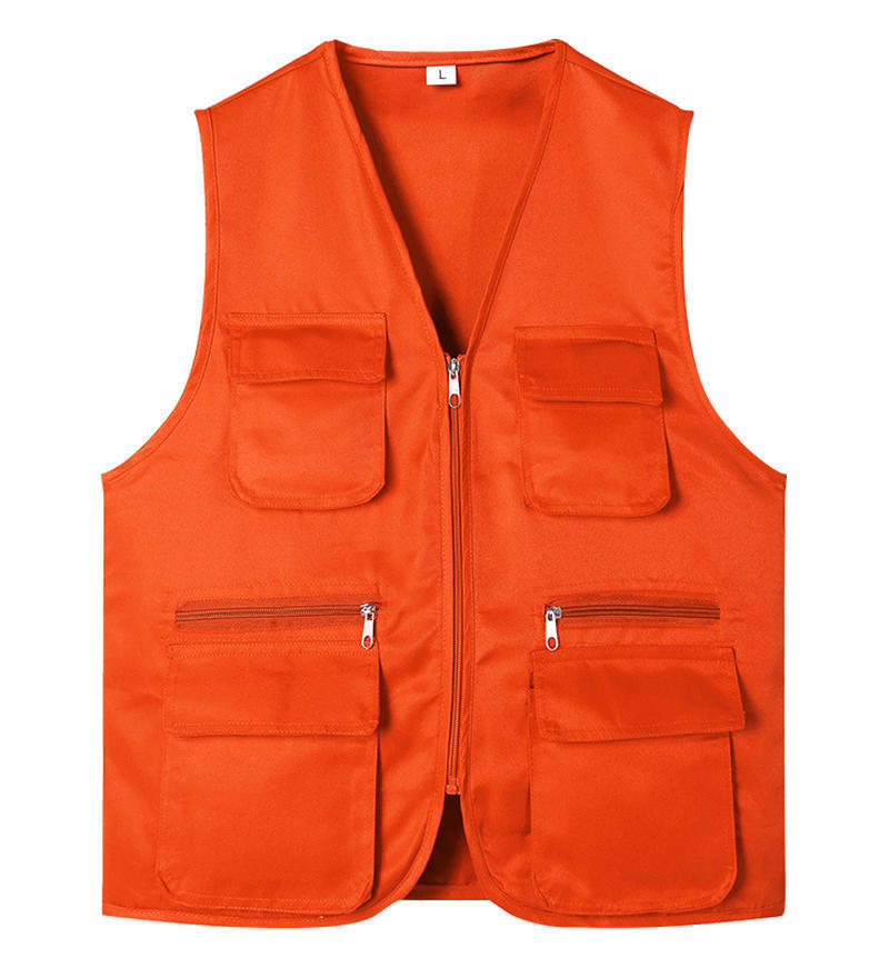 Ropa de trabajo voluntaria chaleco impresa tridimensional grupo de construcción voluntario chaleco voluntario publicidad de bienestar público bolsillo