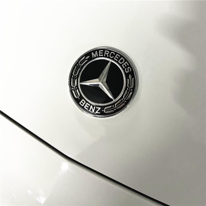 Suitable for Mercedes-Benz engine hood emblems, A-Class, C-Class, E-Class, CLA, Vito, GLK, ML, and R models; used for modifying and replacing car emblems