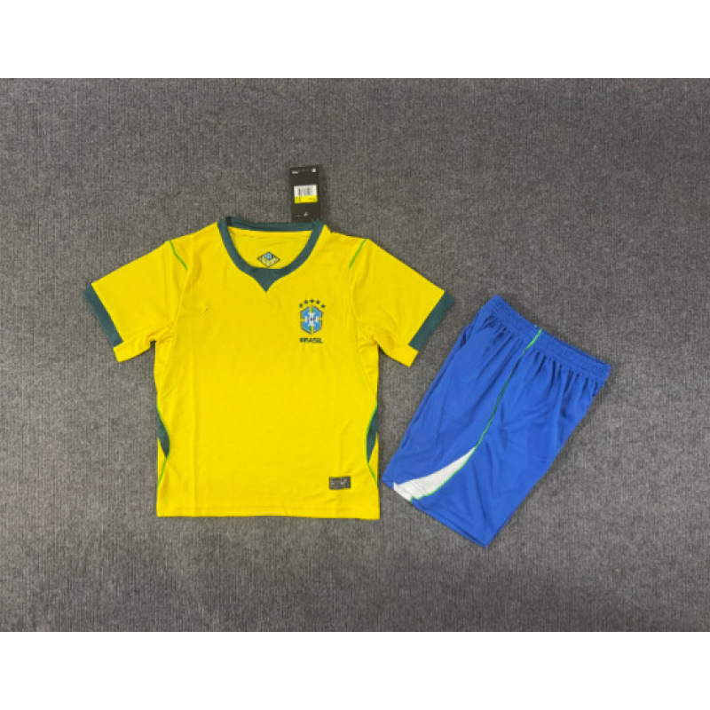 2026 Copa del Mundo de fútbol infantil trajes de mangas cortas pantalones cortos Argentina Alemania Francia niños y niñas secos rápidos image 8