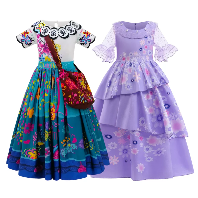 Платье принцессы для девочки Magic House Encanto Mirabe, юбка, костюм в стиле избы cosplay, внешняя торговля