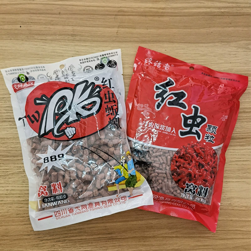 天网 PK red worm earthworm granular nest ingredients wild fishing nest carp, carp, grass carp, catfish universal bait black pit bait