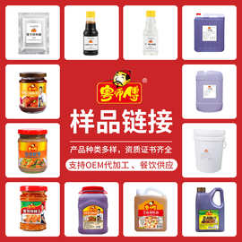 商用调味酱样品酒店学校工厂饭堂调味料辣椒酱叉烧酱排骨酱生抽