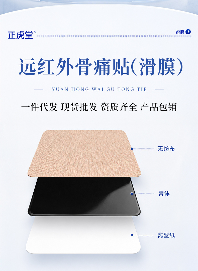 Far Infrared Knee Pain Patch for Synovium and Meniscus Support 12 Patches Per Box quality and texture