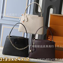 2025新款capucines souple真皮单肩斜挎手提女包链条凯莉托特包包