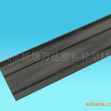 多规格异型pvc窗户冷挤框条塑料型材 高质量耐磨黑色abs装饰软管
