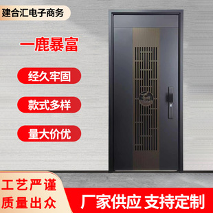 带通风窗门中门防盗门子母门公寓入户门平开门式家用别墅公寓用门-阿里巴巴
