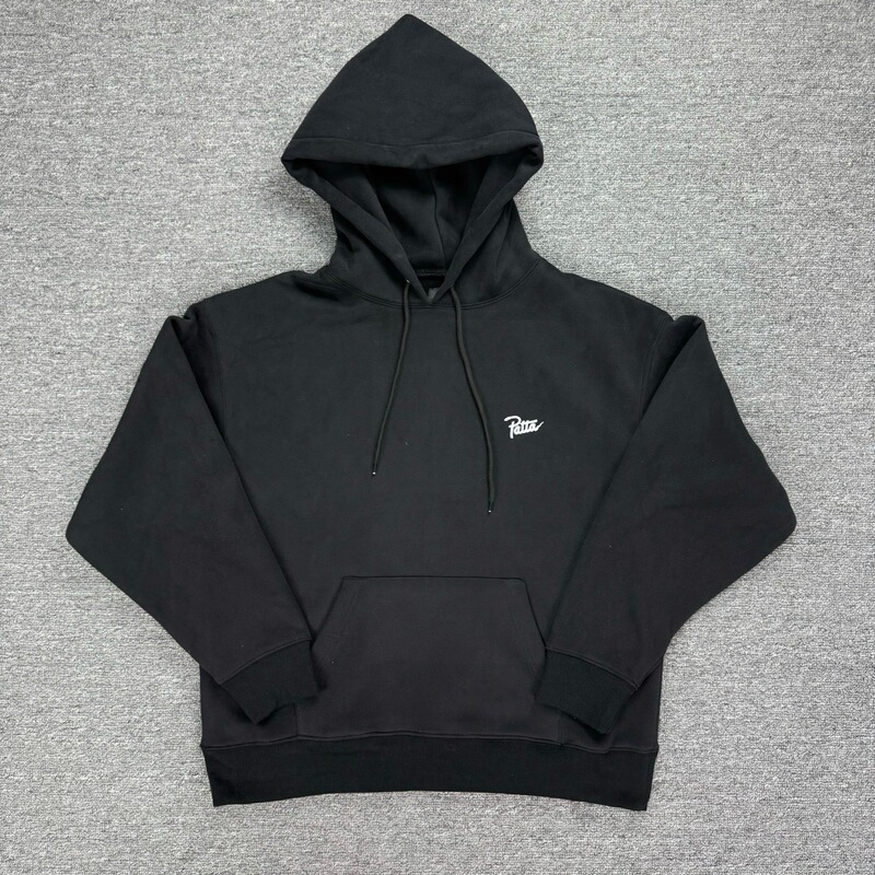 Cross-Border Fashion Patta European and American Street Style Fleece Hoodie Printed Loose Casual Unisex Pullover Sweatshirt Trendy