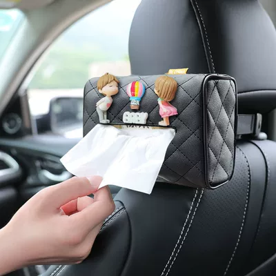 visor armrest box tissue box – Car tissue box/set