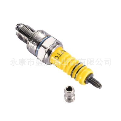 Yellow A7Tc 1 Motorcycle Spark Plug 50Cc 70Cc 90Cc 110Cc Electric Spray Start (Alışdırma şamı (Sveçalar))