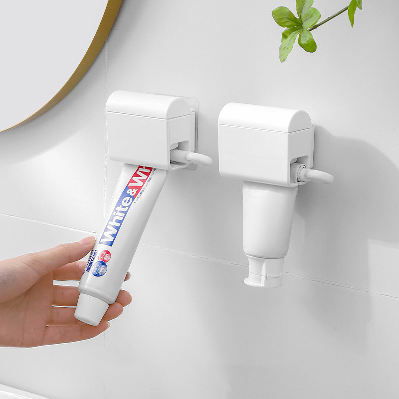 日式壁挂收纳挤牙膏器懒人手动挤牙膏神器洗面奶日式卫生间收纳夹