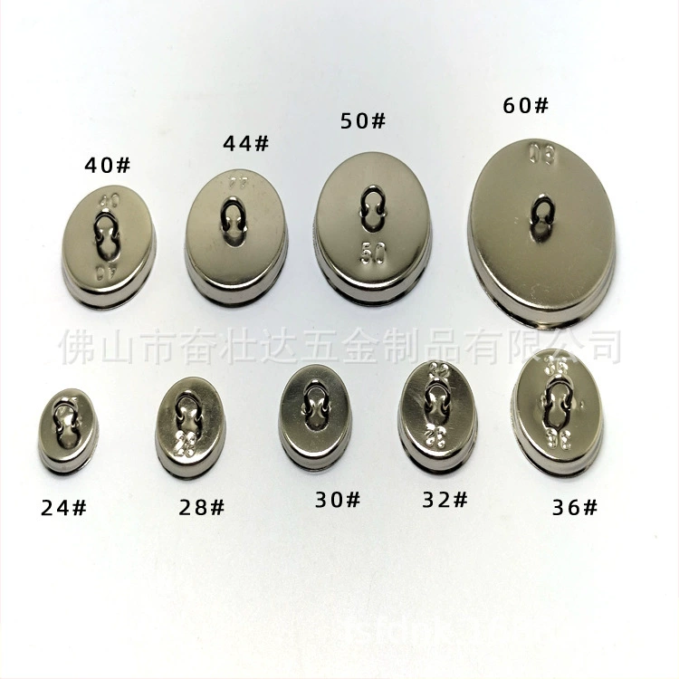 Фабрика Прямая поставка всех видов тканевой сумки Кнопка эмбриона железная проволока дно + алюминиевая поверхность пузырчатая Кнопка большое количество оптом от дна двойного отверстия Youshan