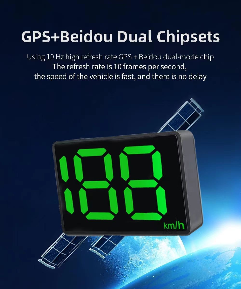 HUD Head-Up Display, Car Speed Display (KM/H, MPH), can be shipped on behalf of customers [Exclusively for cross-border e-commerce]