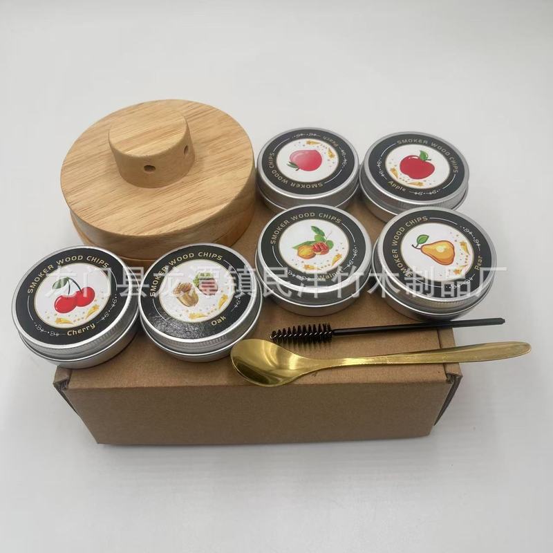 アマゾンクロスボーダー現物実木酒桶くすぶり器バーウイスキー味付け道具くすぶり酒桶セット|undefined