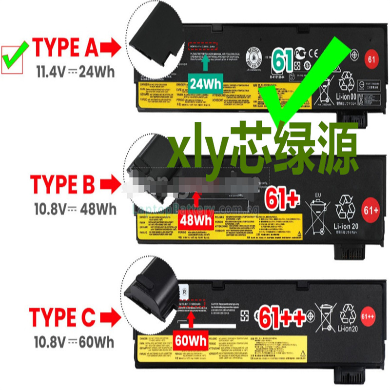 Suitable for Lenovo ThinkPad A475 T470 T570 T480 T580 P51S P52S Tp25 Battery Suitable for Lenovo ThinkPad A475 T470 T570 T480 T580 P51S P52S Tp25 Battery