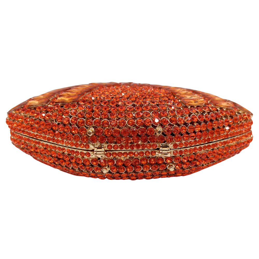 Bolso de piedra nueva forma de ventilador transfronteriza bolso de mano con diamantes huecos bolso de cena de fiesta reunión anual bolso de mujer