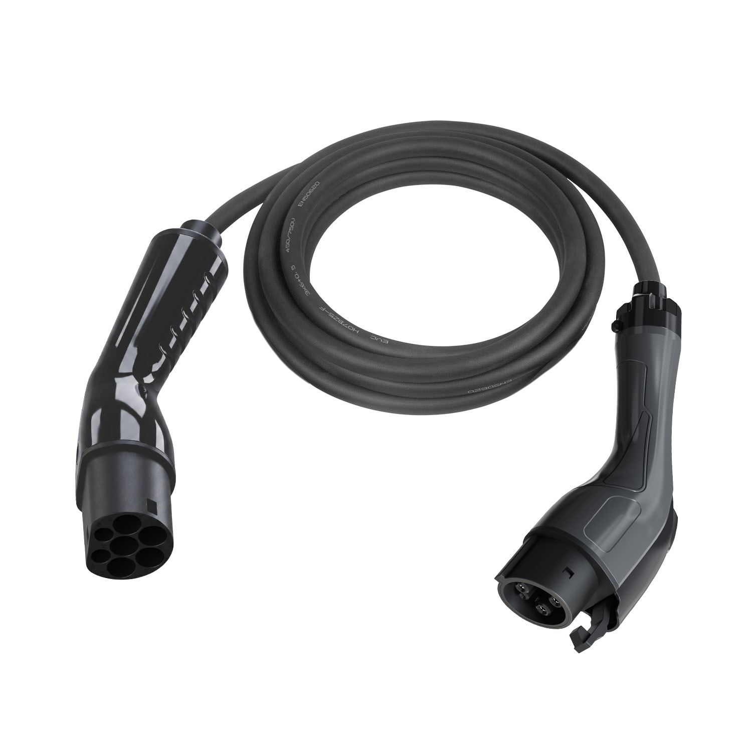 European standard to American standard dual-head charging gun, 7kw extension cable for new energy electric vehicles, 11kw on-board charging gun
