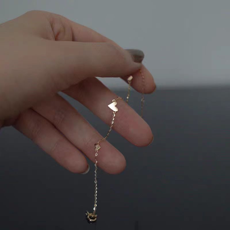 2g Weight 925 Sterling Silver Pendant Material Bracelets Classification 925 Sterling Silver Cable Chain Bracelets Simple Style