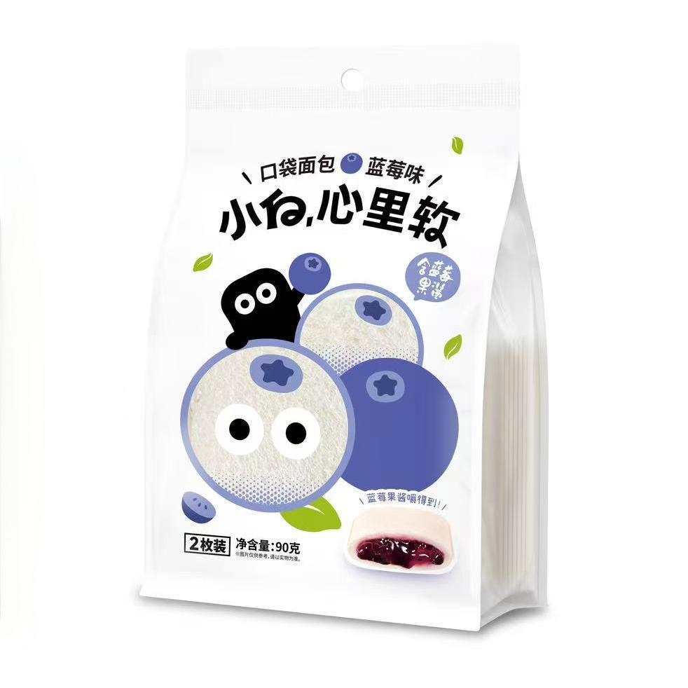 샤오바이 부드러운 포켓빵 블루베리맛 90g