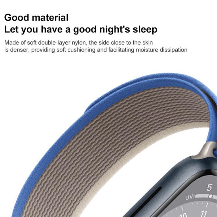 xDfind correa de bucle de doble sección de diámetro salvaje para Apple Watch 42mm / 41mm / 40mm / 38mm / App