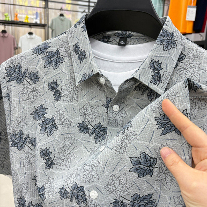 Hoja gris de manga larga
