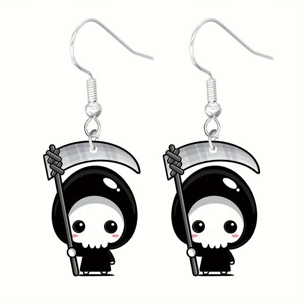 6g Weight 1 Pair Simple Style Classic Style Cartoon Character Arylic Drop Earrings