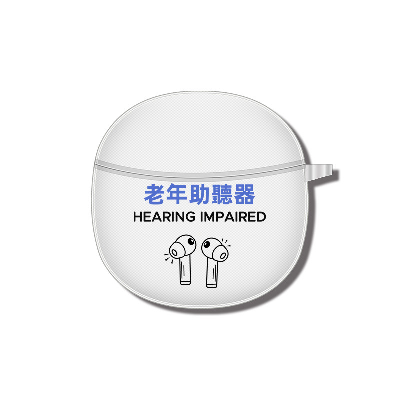 Compatible wireless headphones, transparent creative cartoon protective case, bluetooth