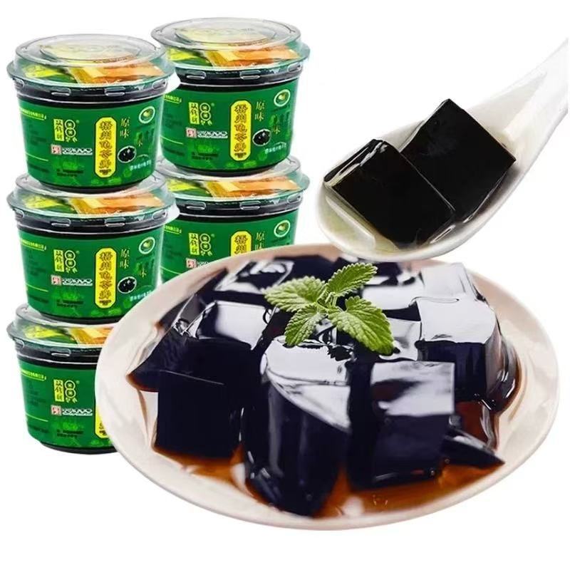 双钱牌龟苓膏180g碗装休闲小吃零食即食黑凉粉梧州特产龟苓膏原味