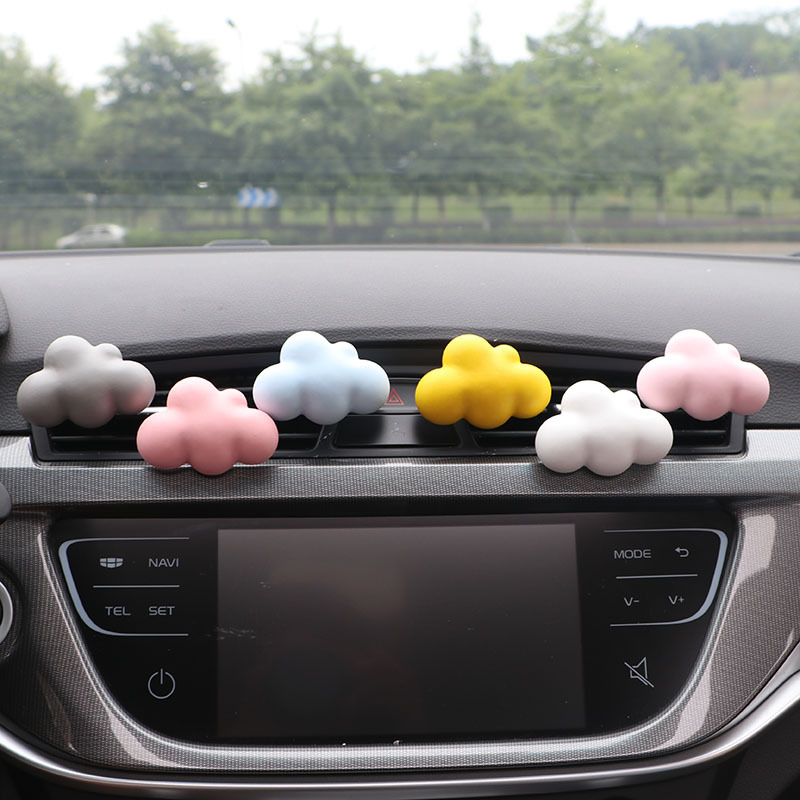 汽車出風口香薰 汽車香水車載雲朵出風口香薰 創意雲朵汽車內飾