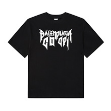 男款女款t恤上衣情侣装2025新款春季夏季棉抖音ins网红款潮牌白