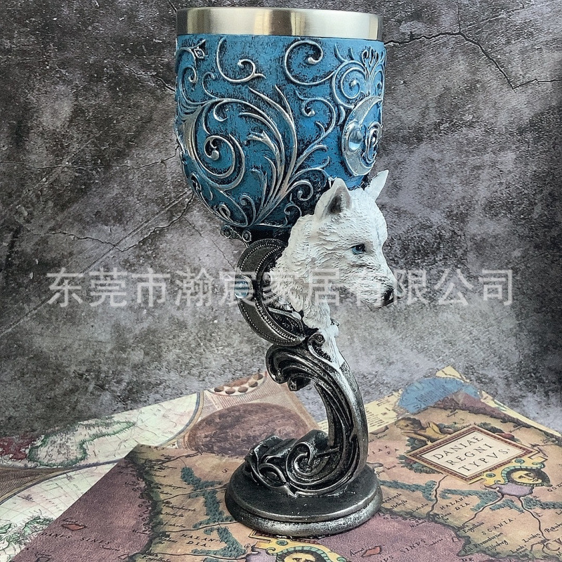 Taza de cóctel retro de alto valor de taza de vino creativa taza de regalo de alta calidad decoración del zodiaco diseño lujoso