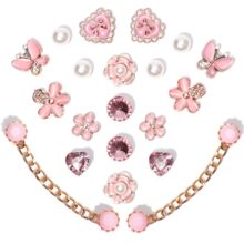20pcs�W����ʯ���Ϻ�������DIYЬ���b� ˮ�����С���LЬ��Ь��