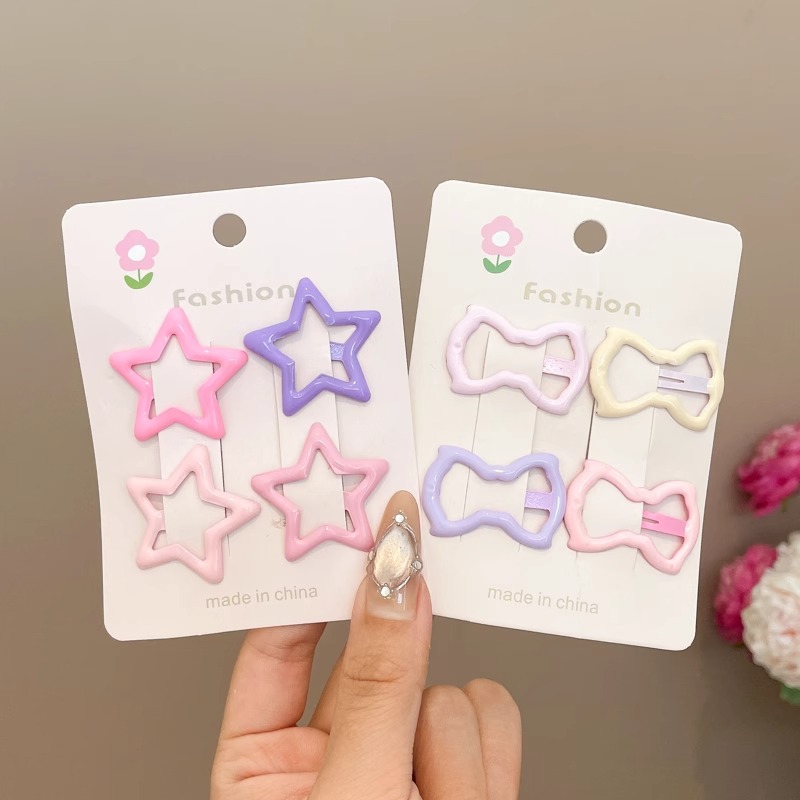 Niña pentagonal broca de cabello BB dopamina y2k broca de cabello dulce fría broca de cabello fría broca de cabello fría