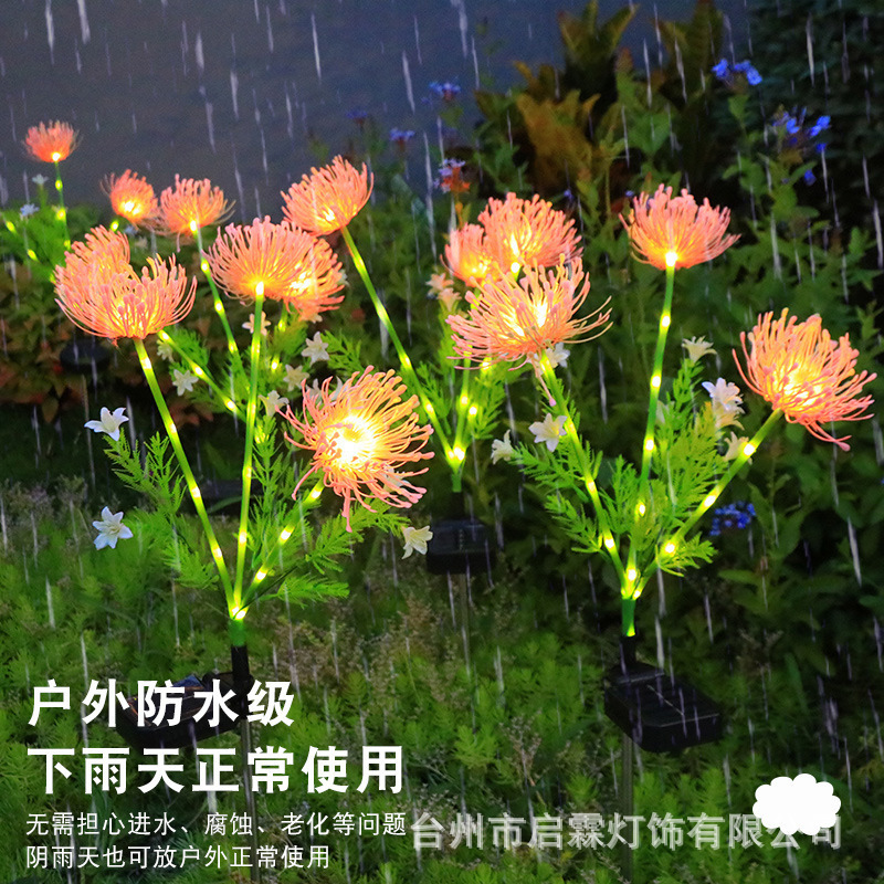 Solar-Powered Flower-Shaped Lights, Outdoor Led Artificial Flower Ground Lights, Waterproof Garden Ambiance Decorative Lights Solar-Powered Flower-Shaped Lights, Outdoor Led Artificial Flower Ground Lights, Waterproof Garden Ambiance Decorative Lights