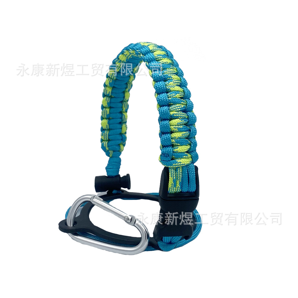 Amazon hidro frasco taza de cuerda taza de agua cuerda de transporte hervidor de agua correa portátil Boca Grande espacio olla cuerda portátil