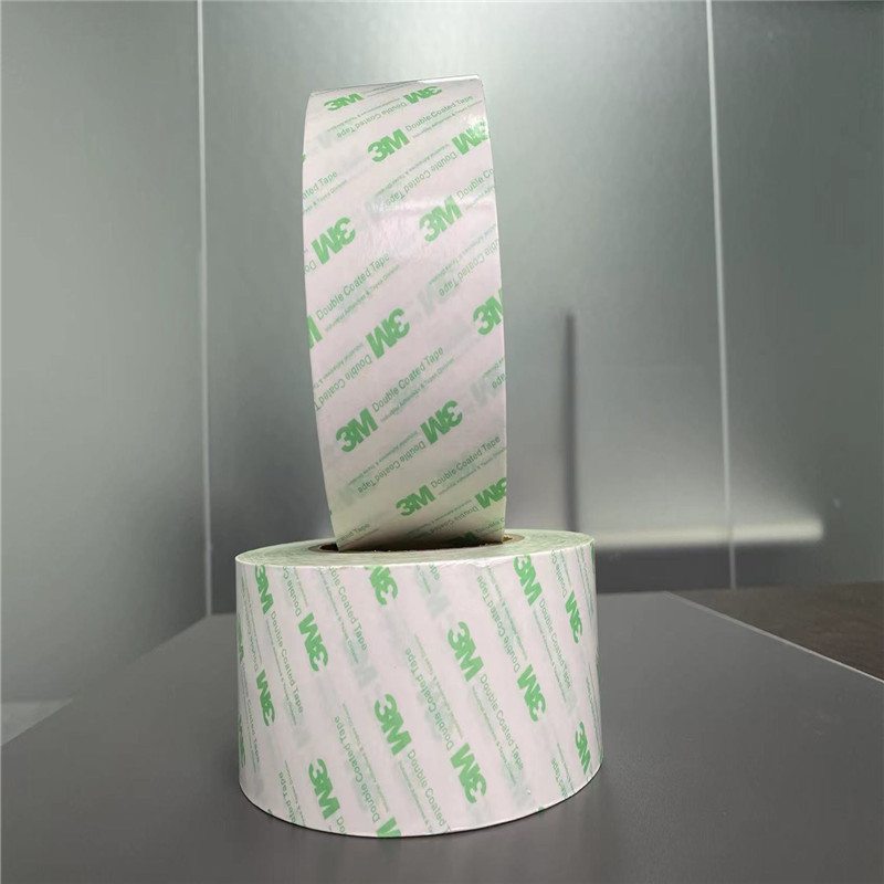 3M55256透明PET超薄歀汽车强力高粘电子塑料产品粘结贴合双面胶