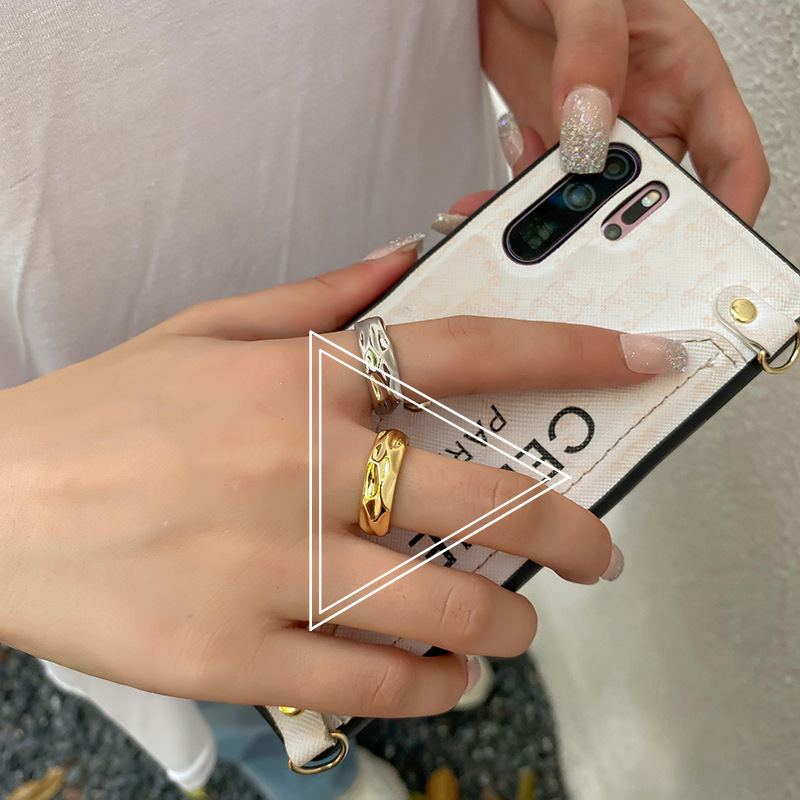 Fashion Korean uneven irregular ring simple geometric open ringpicture20