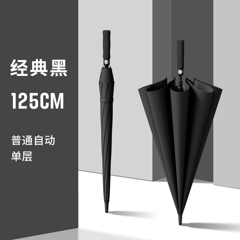 125CM single layer stormproof-classic black
