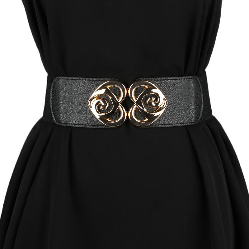 Elastischer Breiter Taillengürtel Modisches Accessoire Für Damen_voghion.com