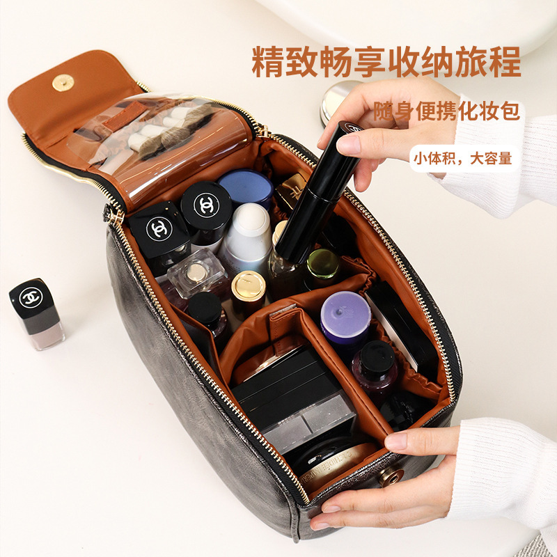 Internet Celebrity Cosmetic Bag Women's Large Capacity Portable Travel 2024 Cosmetic Storage Bag