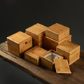 廠家批發木制茶壺盒子木質收納盒禮品包裝盒茶葉禮盒中式簡約木盒