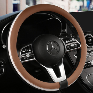 Car steering wheel cover car SUV cartoon women's cute summer breathable non-slip sweat-absorbent car handle cover four seasons Universal